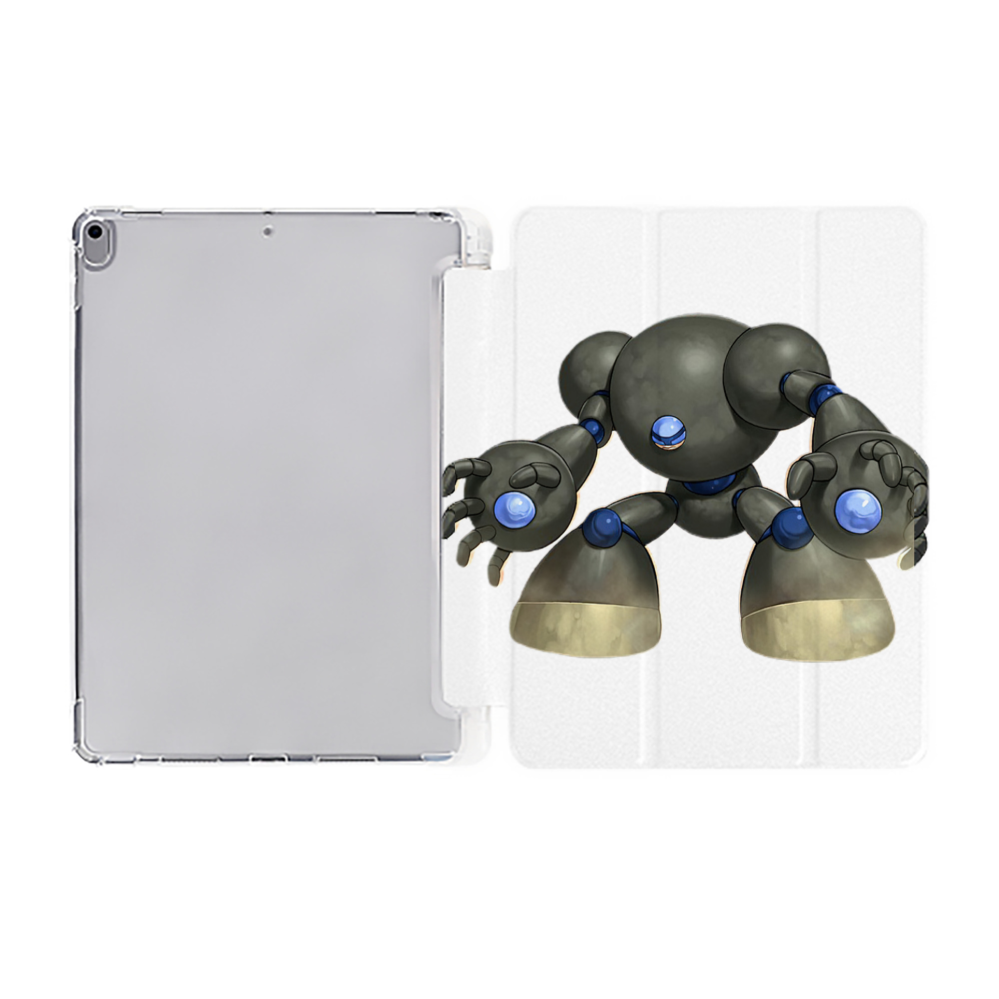 （画像用） 遊☆戯☆王 Yu-Gi-Oh! IPad ケース ペン収納付き 三つ折りスタンド PUレザー×シリコン 対応機種9.5/10.5/10.9インチ